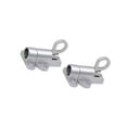 thumbnail image 1 of 2 Pcs/ensemble Anneau de Traction d'Armoire Ressort de Charge Loquet de Porte Automatique Hasp Lock Argent, 1 of 7