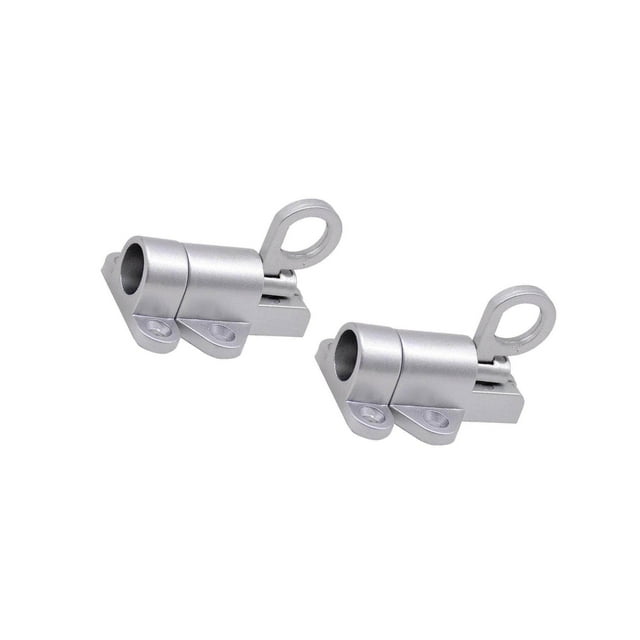 2 Pcs/ensemble Anneau de Traction d'Armoire Ressort de Charge Loquet de Porte Automatique Hasp Lock Argent