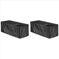 thumbnail image 1 of 2X Cubierta de Caja de Cubierta Exterior con Cremallera Cubierta Impermeable para Caja de Almacenamiento Jardín Cubierta Protectora para Contenedor de Almacenamiento, 1 of 5
