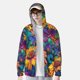 thumbnail image 2 of Balery Psychedelic Sunflowers Sudadera ligera de manga larga con capucha y protección solar UPF 50+ para hombre y mujer, ideal para pesca y running-Large, 2 of 7