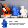 thumbnail image 4 of Moyic Adornos Decoración Estatua Oso Polar Titular de dibujos animados Estante de vino Personaje Artesanía Muebles Gabinete Recuerdos Hogar Decoración del hogar Azul Moyic HA078829-03, 4 of 6