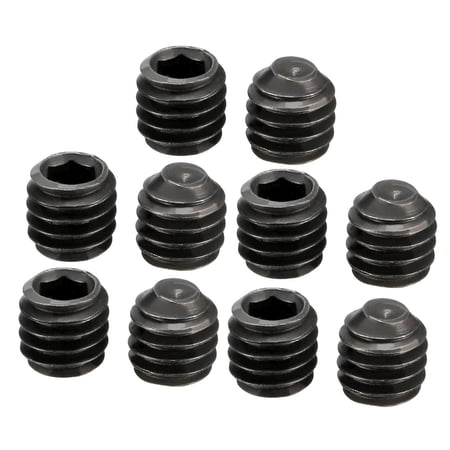10Pcs Metal Black M4x4mm Hex Socket Grub Screw for RC Model Car Spare Part price history on PriceWatchPro
