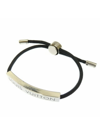 Louis Vuitton LV Confidential Yellow Gold Plated Hardware Female Classic  Monogram Flower Pattern Leather Rop Bracelet