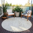 thumbnail image 6 of Addison Rugs Chantille Indoor/Outdoor Transitional Abstract Ivory Washable Round Rug, 8' x 8', 6 of 6