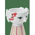 thumbnail image 6 of Bjorn Wiinblad Eva Candleholder Red Glazed Figure Whimsical Details 3.7"H, 6 of 10