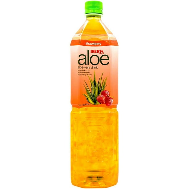 Is Iberia Aloe Vera Drink Healthy Iberia Aloe Vera Juice, Strawberry, 50.8 Fl Oz, 1 Count - Walmart.com