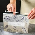 thumbnail image 7 of Reusable Aluminum Foil Sealable Storage Bags, Freezer Safe Leak Proof Stand Up Pouches with Vacuum Zipper Lock for Food Meat Seafood Vegetables Fruits Preservation, 7 of 7