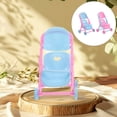 thumbnail image 4 of 2 cochecitos de muñeca plegables de juguete para niños, juego de simulación, carrito de bebé portátil en miniatura, accesorios ligeros para muñecas, 4 of 8