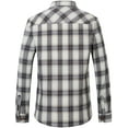 thumbnail image 2 of SSLR Flannel Shirt for Men Long Sleeve Button Down Shirt Plaid Casual Jacket, 2 of 8