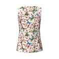 thumbnail image 5 of Sigee Floral With Butterflies for Women's Workout Tank Top,Running Tank Tops,Sleeveless Gym ClothesLarge, 5 of 8