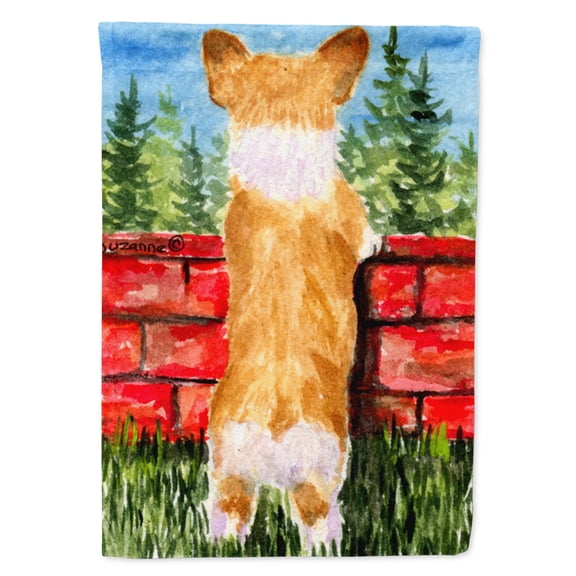Caroline's Treasures SS8870-FLAG-PARENT Corgi Flag, , multicolor