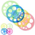 thumbnail image 4 of FRCOLOR students protractor 10pcs Measuring Protractor Circle Protractor Students Plastic Protractor Convenient Protractor Tool,4.53"X4.53"X0.04", 4 of 5