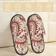 thumbnail image 2 of Fotbe Dragons1 Pantuflas Peludas para Mujer con Estampado, Zapatillas de Peluche, Zapatos de Invierno para Casa, Uso Interior y Exterior-Medium, 2 of 8