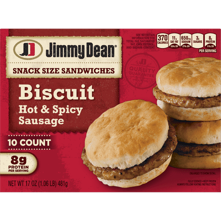 Jimmy Dean® Snack Size Hot and Spicy Sausage Biscuit 