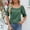 Green, variant on ALLLIST Spring Tops for Women 2024 Black Solid Short Sleeve Scoop Neck T-Shirts Blouses for Women