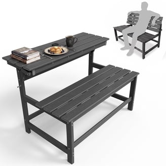 Coleman Pack-Away Portable Camping 4 Person Mosaic Picnic Table