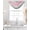 Gray Pink, variant on Yellow Grey Sheer Waterfall Valance Curtains for Window, Vintage Farmhouse Abstract Oil Painting Rod Pocket Sheer Topper Swag Curtains for Living Room, Kitchen 38.5"W x 47.2"L, 3 Panels
