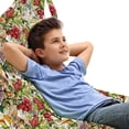 thumbnail image 1 of Rowan Lounger Chair Bag, Mixed Pattern of Rural Wild Flowers Leaves and Berries Rustic Composition, High Capacity Storage with Handle Container, Lounger Size, Multicolor, by Ambesonne, 1 of 1