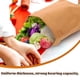 thumbnail image 4 of Bolsa de papel kraft kraft kraft de almacenamiento de papel bolsita para frutas vegetales para despensas para despensas, 4 of 7