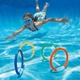 thumbnail image 2 of Diving Toys Swimming Pool Toys For Kids Diving Pool Toys Rings Throwing Diving Rings Swimming Diving Toy For Swimming Training And Summer Water Fun Gift For Kids serviceable, 2 of 6