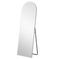 thumbnail image 1 of homeroots Lit & Bain 399779 Miroir Debout en Argent Cintré, 1 of 1