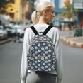 thumbnail image 7 of Fashion backpack Sports Retro Baseball quilted backpack women travel backpack suitable for travel sports, 7 of 7