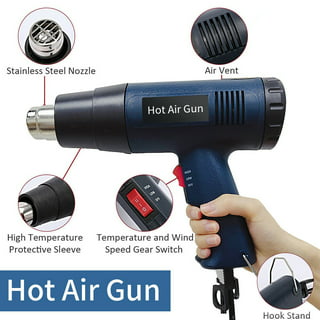 Heat Gun with 5 Nozzles, 2000W Heat Gun, 140 Fahrenheit -1200