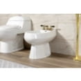 thumbnail image 2 of Kingston Brass KB327AKL Duchess Three-Handle Bidet Faucet, Brushed Brass, 2 of 5