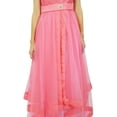 thumbnail image 2 of Bimba Bridal Long Party Wear Maxi Dress Flared Bridesmaid/ Prom Dress, 2 of 9