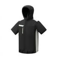 thumbnail image 4 of Summer Men's Cooling Fan Vest Short Sleeve Hooded Top Air Conditioning Fans Vest Electric Cool Vest, 4 of 7
