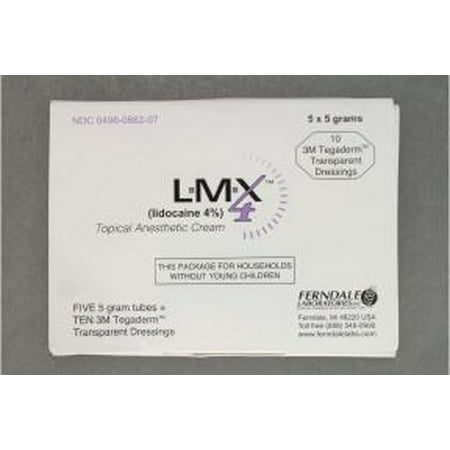 Lmx 4 (Lidiocaine 4 %) Topical Analgesic Cream 5 Gm - 5