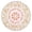 Beige Pink Floral, variant on Large Diameter Bohemian Round Tablecloth, Colorful Floral Print with Elastic Hem, Fits Tables Up to 56 Inches for Parties