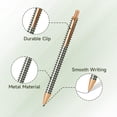 thumbnail image 4 of wqlpp-Ballpoint Pens Fine Point Pen For Note Taking Black Ink Retractable Pens Set For Women, 4 of 4