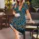 thumbnail image 3 of Balery Mandala Vestidos sueltos de manga corta para mujer, vestidos de verano 2025, vestidos casuales de corte A con vuelo., 3 of 6