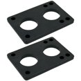 thumbnail image 1 of Longboard Riser Pads 1/4" (6mm) Set/2 Risers Skateboard Old School Black Shock, 1 of 5