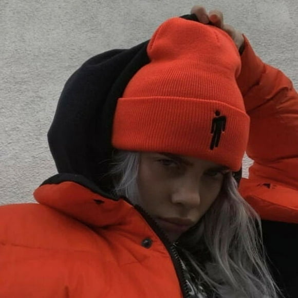 Nouveau Hip-Hop 5 Couleurs Billie Eilish Femmes Hommes Unisexe Tuque Stickman Bonnet Tricoté Chapeau Bonnet