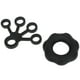 thumbnail image 3 of Kit de fortalecimiento de agarre de mano, entrenador de agarre de mano de silicona para aliviar el estrés, ejercitador de dedos para fitness diario, escalada en roca, color negro, 3 of 14