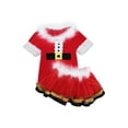 thumbnail image 1 of Opperiaya Chandail de Noël Moelleux à Manches Courtes Col Rond + Jupe en Tulle, 1 of 9