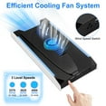 thumbnail image 3 of TSV Cooling Fan Station Fit for PS5 Pro/Slim Disc & Digital Editions with 3-Speed Silent Fan, USB Charging Ports, RGB Light, 3 of 8