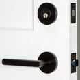 thumbnail image 5 of Viaggio 630197 Circolo Right Handed Solid Brass Single Cylinder Keyed Entry Door Lever Set, 5 of 7