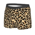 thumbnail image 2 of Disketp Leopard Print Men'S Boxer Briefs,Soft And Breathable Cotton Underwear With Comfortflex Waistband, 2 of 9