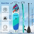 thumbnail image 4 of HHSJZWCY Premium PVC Inflatable Stand up Paddle Board for Adults, 9'9'' Lightweight & Portable SUP with Paddle, Pump, Backpack, 4 of 10