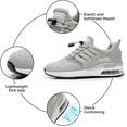 thumbnail image 2 of Men’s Cushioning Lightweight Running Shoes Women's Athletic Sneakers for Tennis Workout Walking Cross-Training Grey, 2 of 6