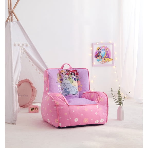 Toddler Disney Princess Square Bean Bag Chair 18in