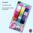 thumbnail image 3 of Goody Kids Ouchless Tiny Terry Ponytailers , Assorted Colors - Pain-Free Hair Accessories for Women, Girls, Babies and Teens - Perfect for Long Lasting Braids, Ponytails and More, 42 Count (Pack of 1), 3 of 3