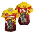 thumbnail image 4 of Camisetas hawaianas con estampado 3D del escudo de armas de África Tigray y patrón africano para hombre, moda urbana, ropa de calle, camiseta de manga corta, 4 of 5