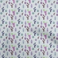 thumbnail image 1 of oneOone Polyester Spandex Purple Fabric Cactus Sewing Craft Projects Fabric Prints By Yard 56 Inch Wide, 1 of 5