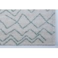 thumbnail image 3 of Ladole Rugs Sustainable Contemporary Trellis Machine Made Area Rugs Carpets in Ivory-Water Green, 3 of 4