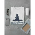 thumbnail image 3 of Smartprints Mens Graphic Tee - Black Bear Yellowstone Park - Regular Fit 100% Cotton, 3 of 4