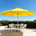 thumbnail image 7 of Topukaiba Patio Umbrella Replacement Canopy, 130" Waterproof Polyester for 8-Rib Market Table Umbrella, Fade-Protection Replacement Covers Market Patio Umbrella Canopy Cover,Yellow,130in, 7 of 7